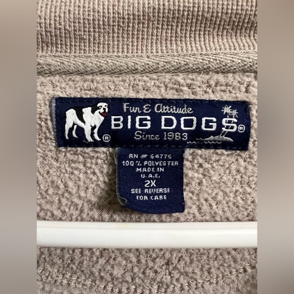 VINTAGE Men’s 2XL Big Dog Pullover Sweater - Picture 4 of 5